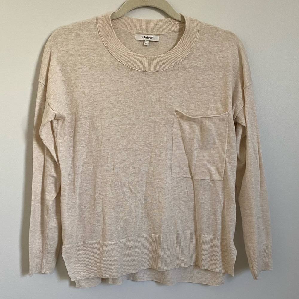 Madewell Lightweight Pocket Pullover Sweater
